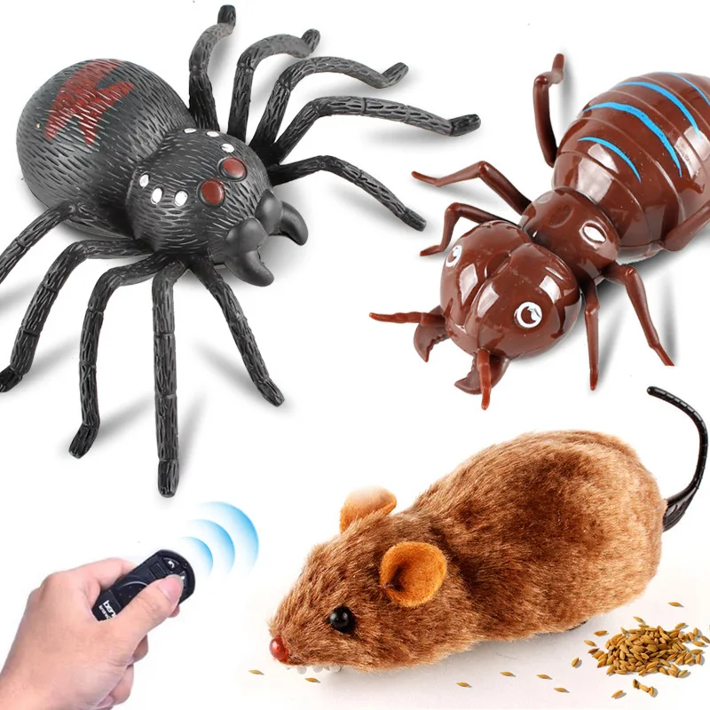 

Wooden Prank Trick Practical Joke Home Office Scare Toy Box Gag Spider Kid Parents Friend Funny Play Joke Gift Surprising Box