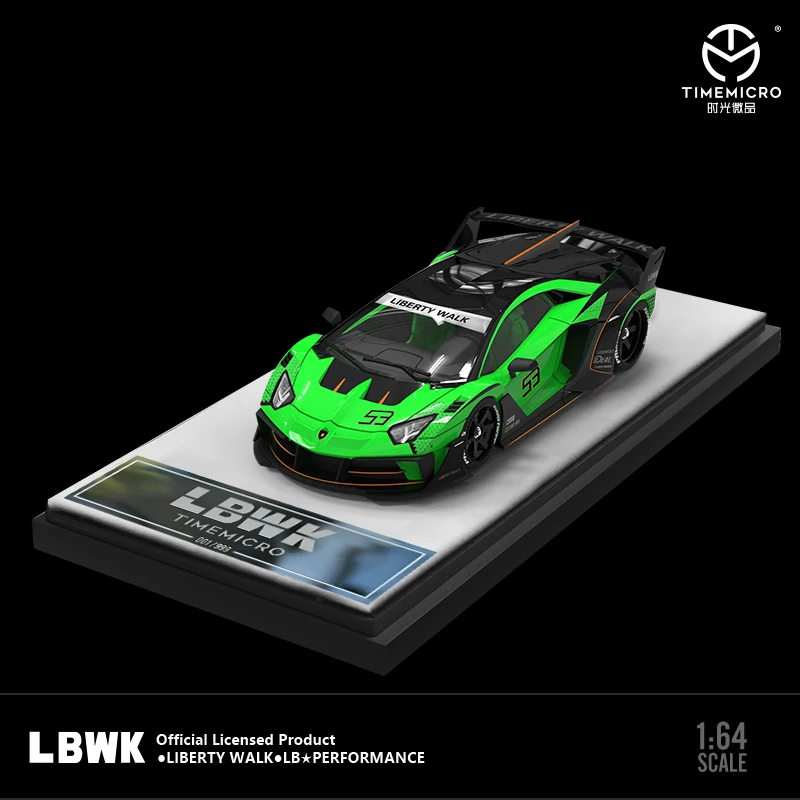 

Лицензированная модель автомобиля Timemicro1:64 LBWK Lamborghini LP700 GTEVO из сплава