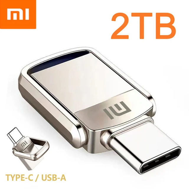 Xiaomi-memoria USB de doble uso, PenDrive de 2TB, 256GB, 128GB, tipo C,  1TB, OTG, 2 en 1, teléfono de alta velocidad, ordenador - AliExpress