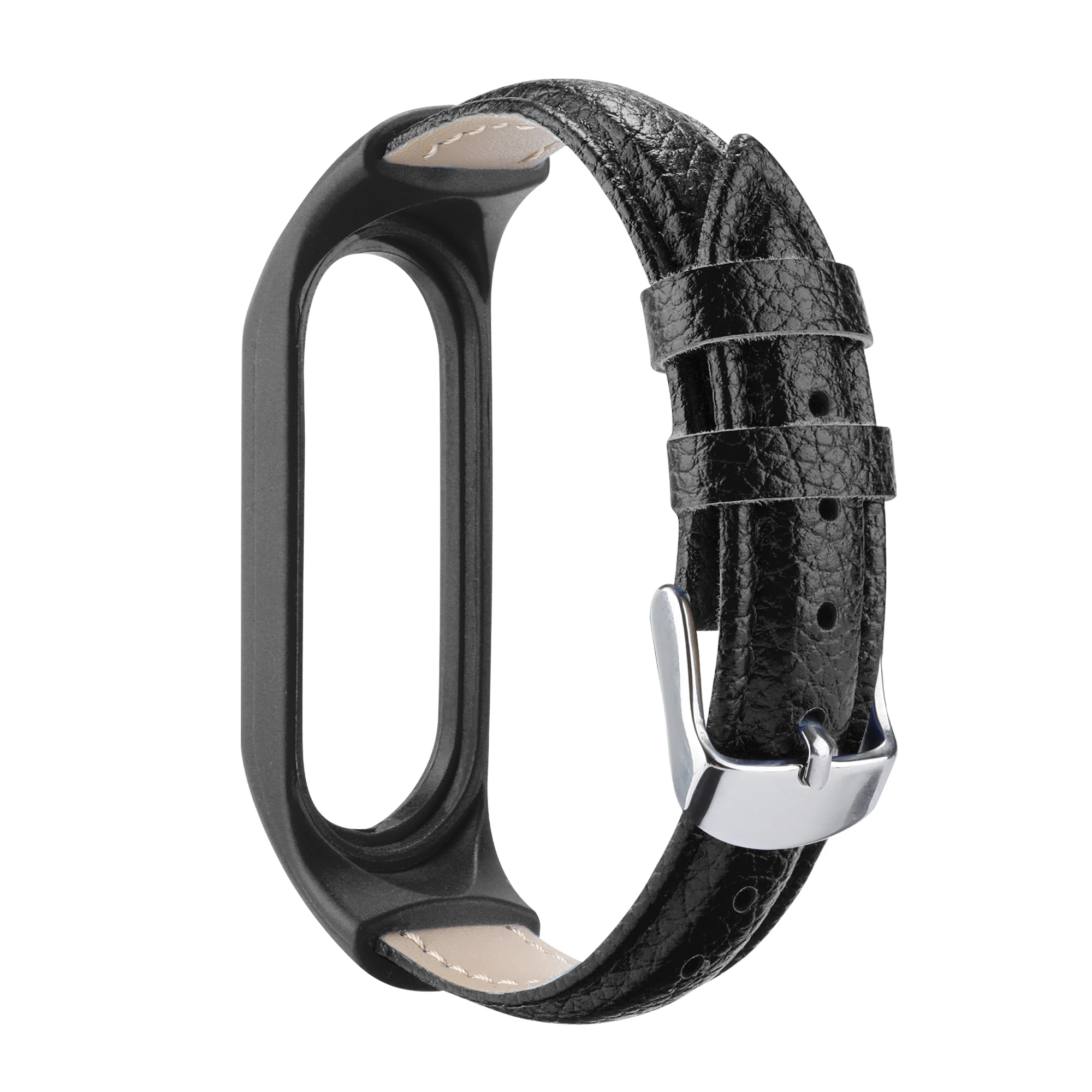 Suitable for Xiaomi Watch Strap Mi Band 7 6 5 4 3 Watch Strap Leather Wrist Strap Xiaomi Watch Strap Intelligent Accessories