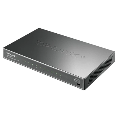 TP-LINK TL-SG2210 8 포트 기가비트 스위치, 풀 기가비트 클라우드 관리 스위치, SFP 광학 포트, 앱 웹 VLAN