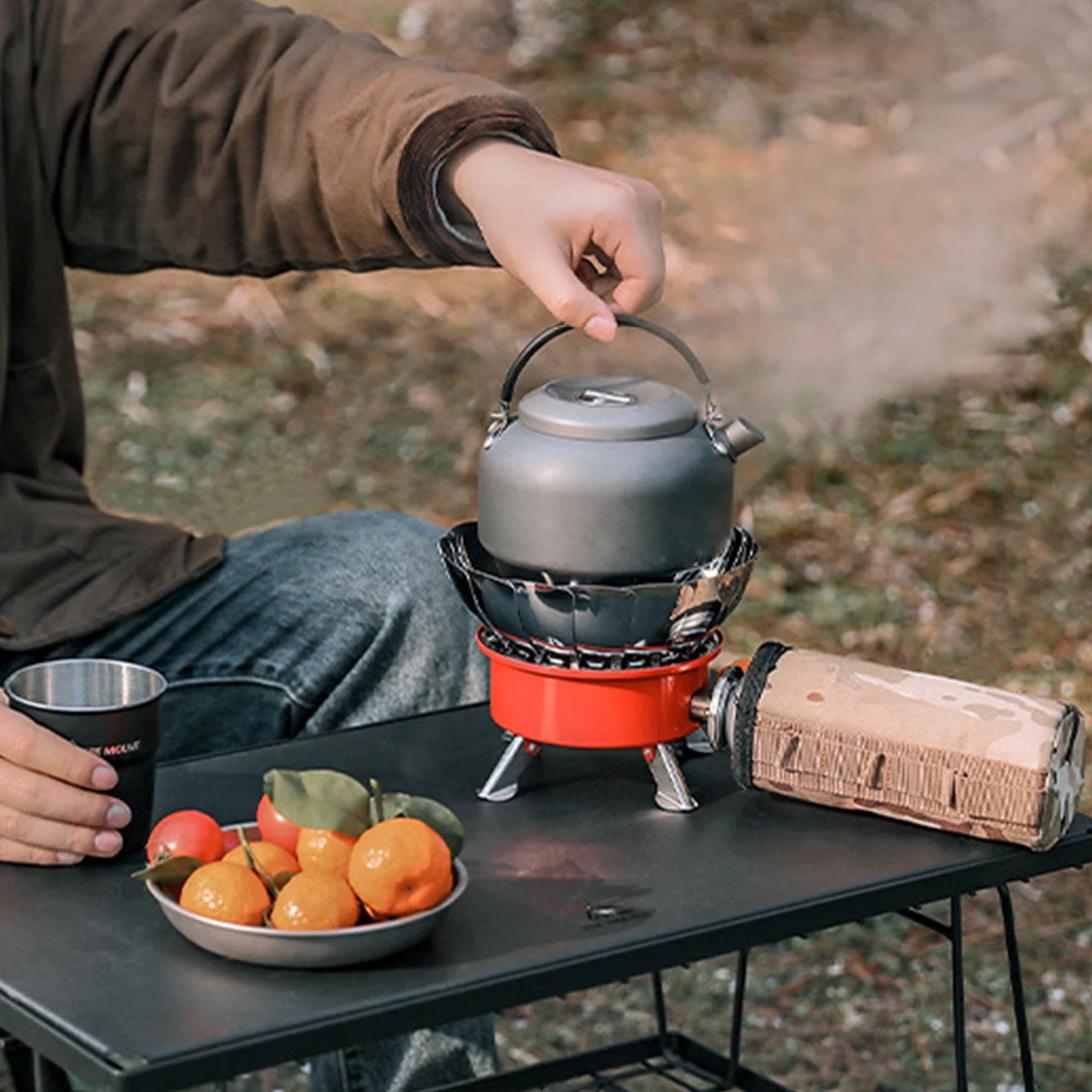 Camping Stove Lightweight Folding Gas Stove Portable Cookware Furnace for  BURNER for Outdoor Hiking, Traveling Picnic and BBQ - AliExpress