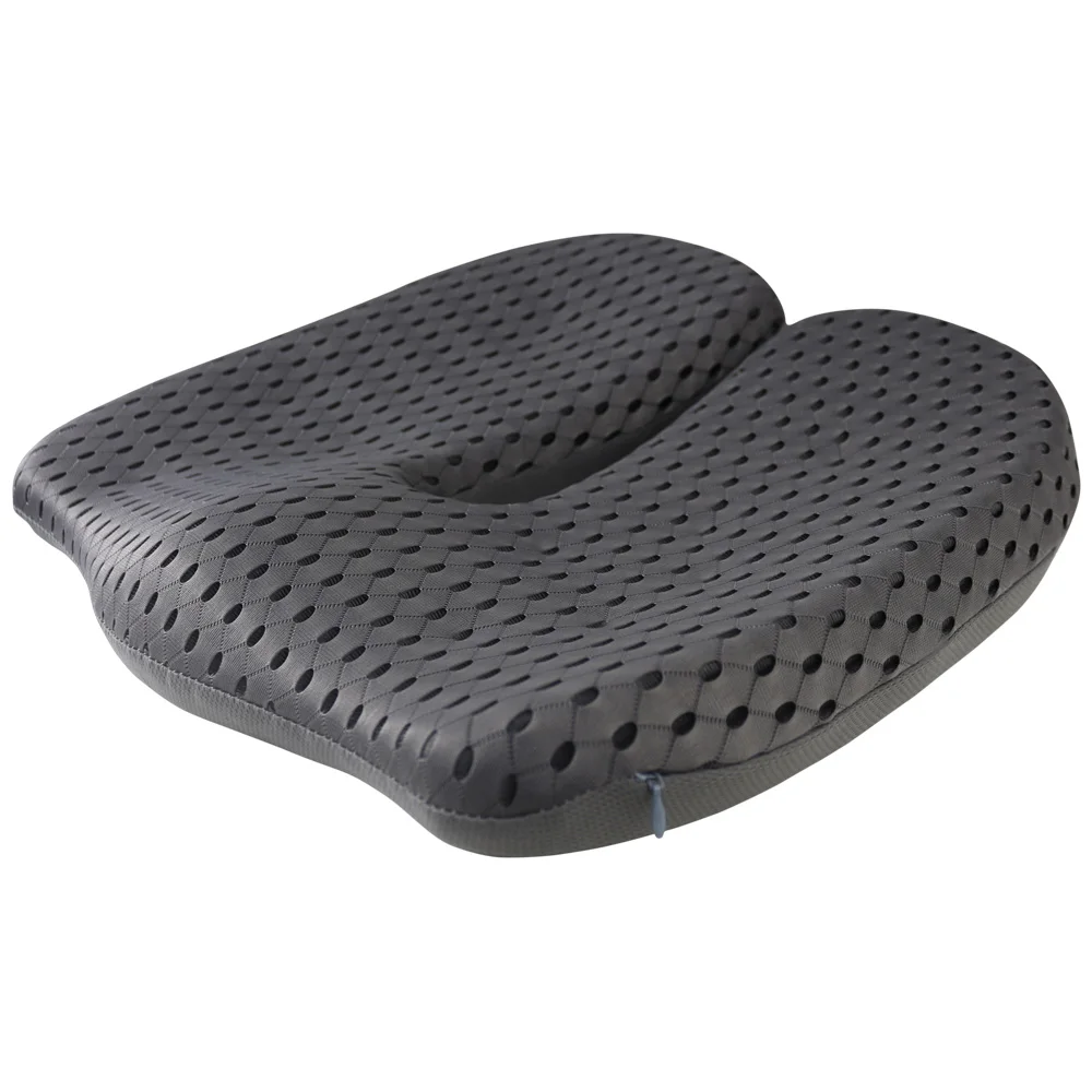 SEAMETAL Cushion Non-Slip Orthopedic Memory Foam Coccyx Cushion for  Tailbone Sciatica back Pain relief Comfort Office Chair Car Seat