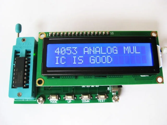 Digital Tester Circuito Integrado para Arduino Logic Gate Checker Módulo ic Tes200 74 40 45 Series