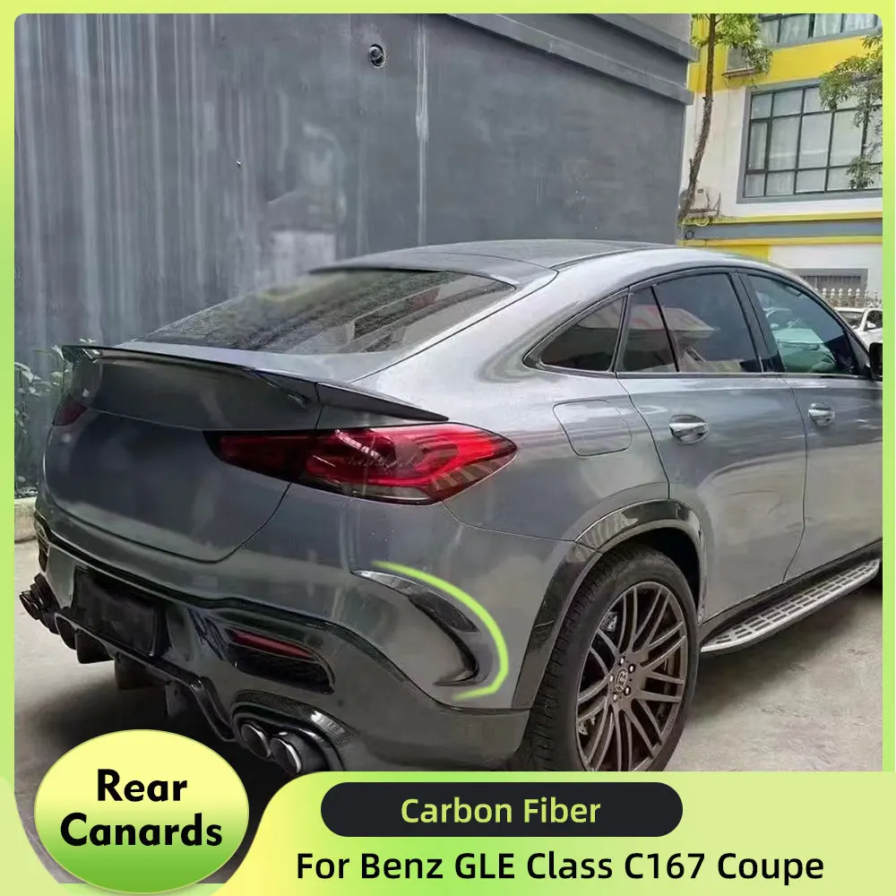 Car Rear Bumper Spiltters Side Scoop Canards for Mercedes Benz GLE ...