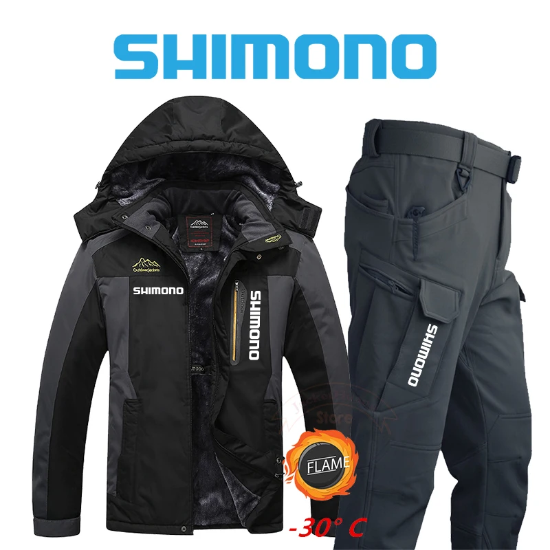 New Men Mountaineering Fishing Jacket Waterproof Windproof Warm