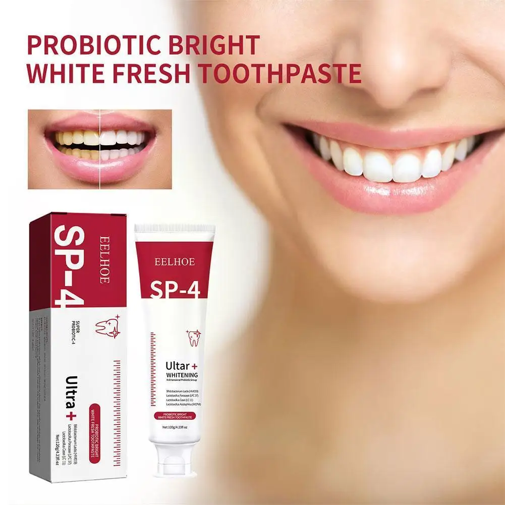 120g Probiotic Whitening Shark Toothpaste Teeth Whitening Oral Fresh