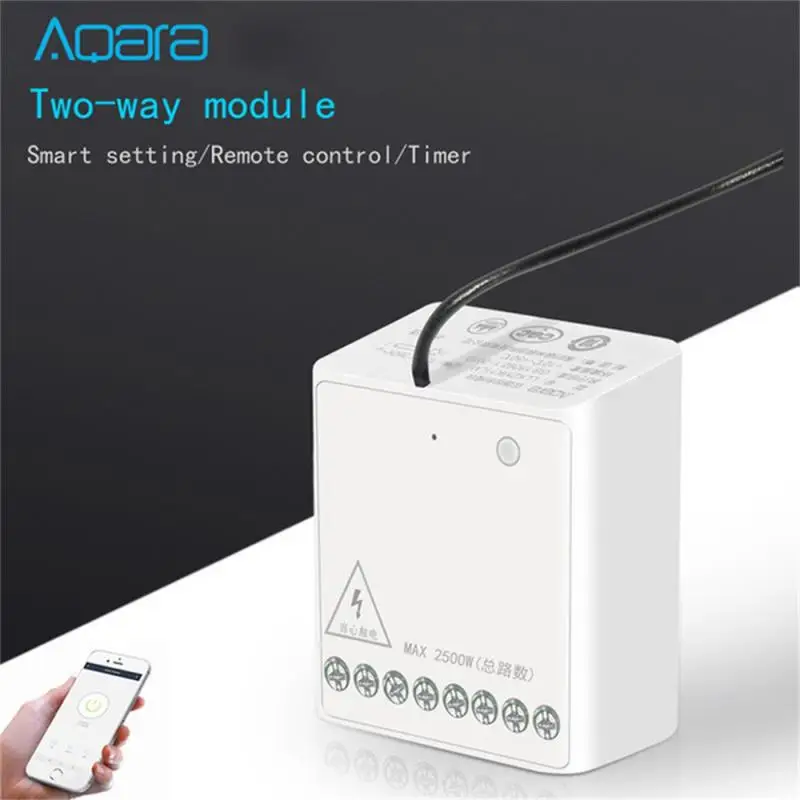 

two-way Control Module Wireless Relay Switch Controller Zigbee Smart Channels Work With Mi Home Homekit APP