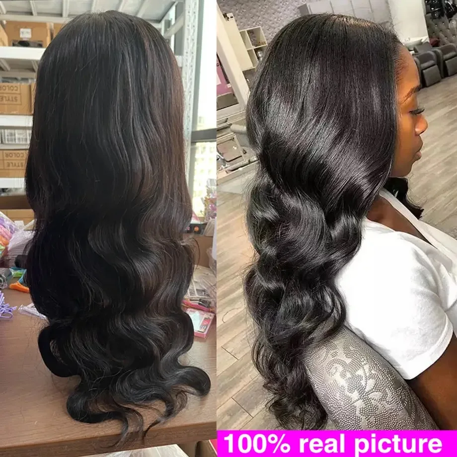 13x6 Lace Front Wigs Human Hair Body Wave Lace Front Wigs Human Hair Body Wave Frontal Wig for Black Women 220 Density 32inch