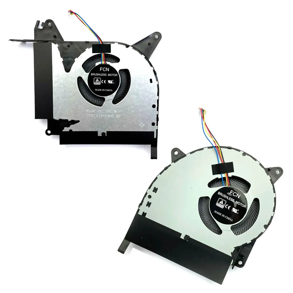 Nuova Ventola Di Raffreddamento Cpu Gpu Per Asus Rog Strix Rtx Scar Ii Gl704 Gl704G S7C Gl704Gw Muslimate Fl2D Fl2F Dc12V Fl2F Radiatore