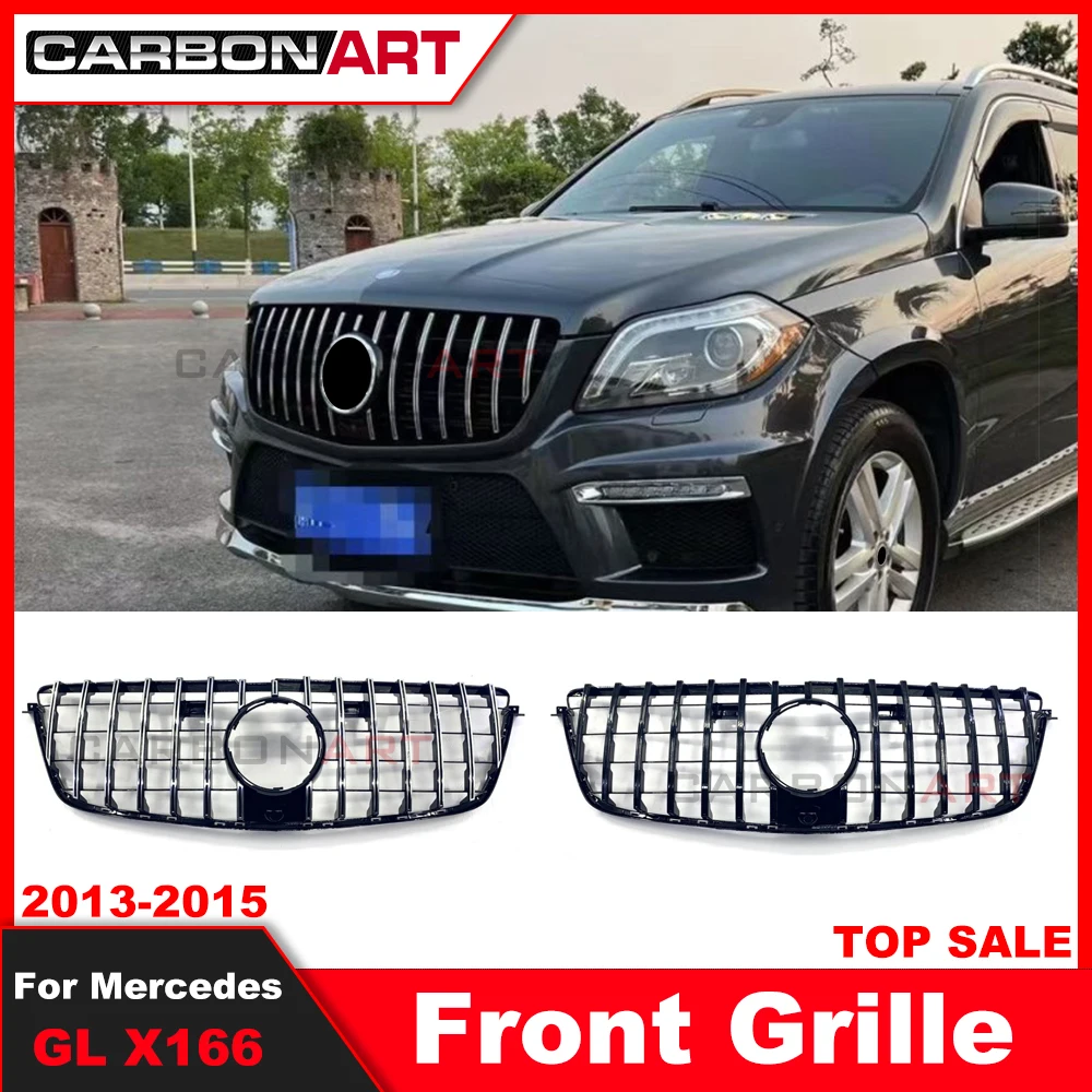 Yeaar 2013 2014 2015 Gl Classe X166 Gt Griglia Per Merced Gl Classe X166 Gl 500 Gl550 Gl63 Suv Griglia Gl Pre-Lifting Reticolo