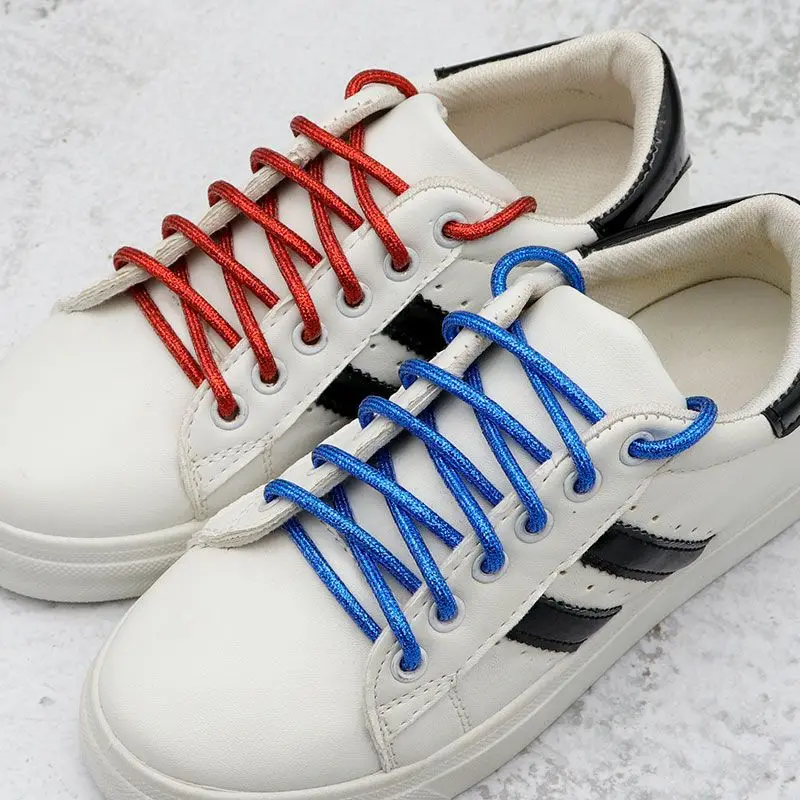 Vibrant 24-Color Metallic Shoelaces