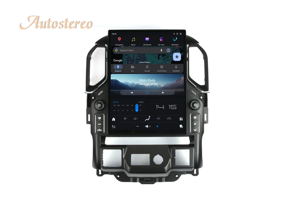15.6 Android 13 Car Radio for GMC Sierra Denali Silverado 2019 2020 2021 2022 20