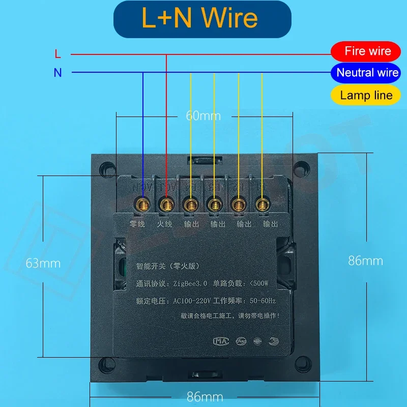 Tuya Smart Zigbee Switch With Weather time display Human body induction function 4 Gang Wall Light Button Switch remote control smart switch smart wall switch smart light switch wifi switch smart wifi switch wireless switch light sensor switch