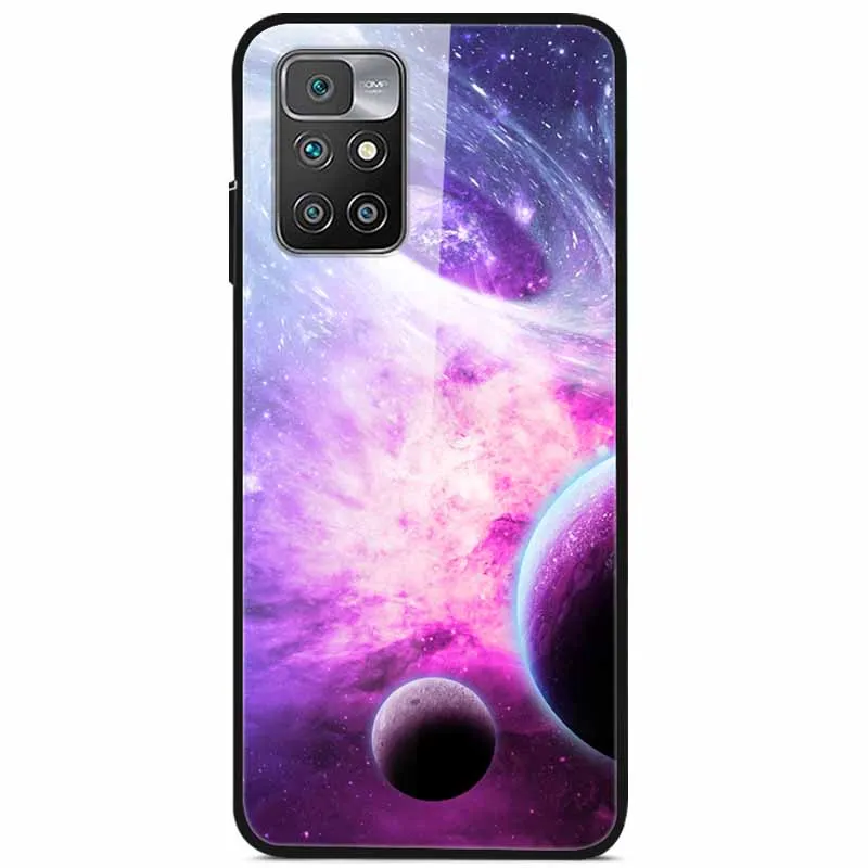 Space Starry Tempered Glass Phone Case - Durable Protective Cover