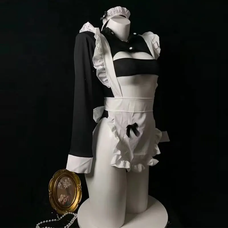 Cosplay Costumes Sex Women Dresses New Maid Outfit Erotic Suit Night Babydoll Anime Accessories Lolita Set Curve Lingerie