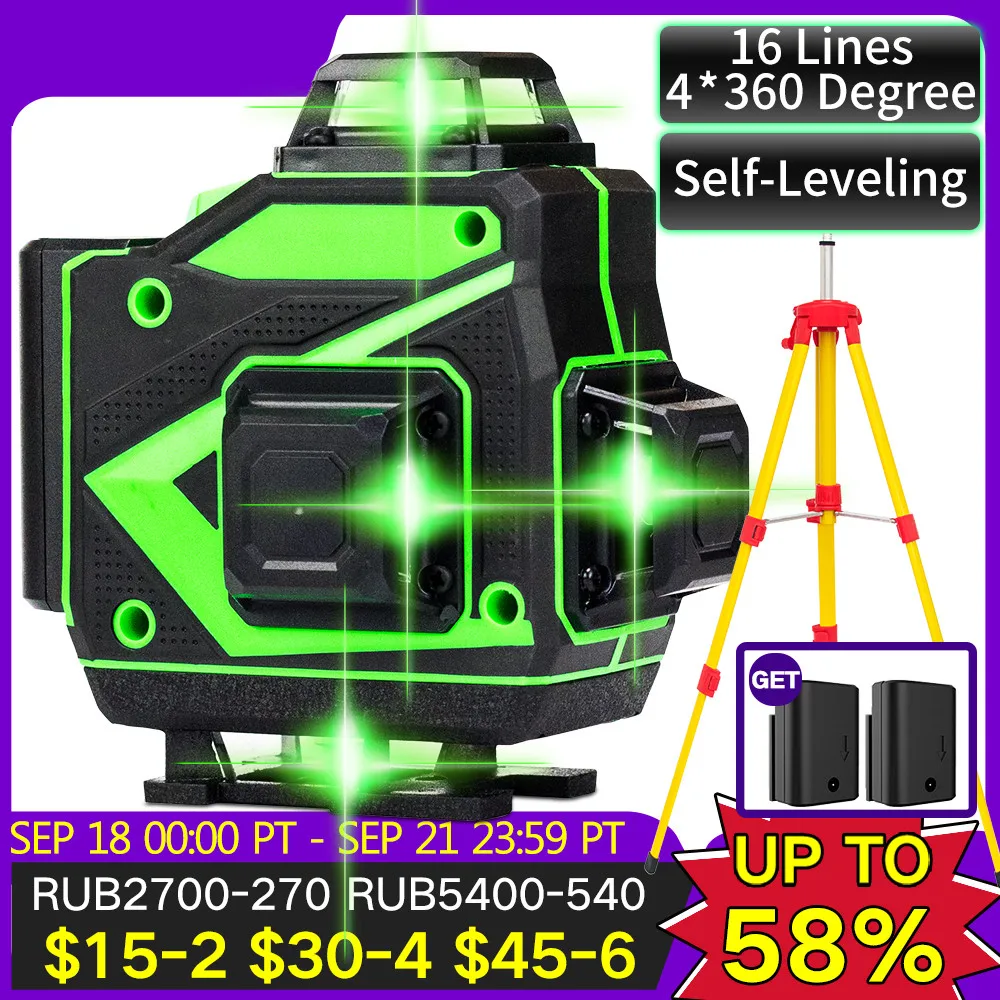 

Самонивелирующийся 3D лазерный уровень с 8/12 линиями зеленого цвета, горизонтальный и вертикальный Сверхмощный лазерный уровень с 360 горизонтальными и вертикальными линиями, лазерный уровень с зеленым лучом