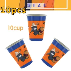 Naruto - Themed Party Supplies: Colorful Paper Cups for Kids' Birthday and Family Celebrations (CupB - 10PCS)