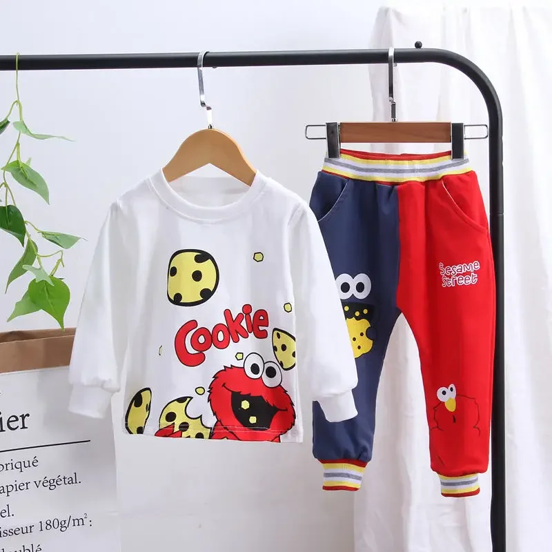New Boys Clothing Sets Spring Autumn Kids Kids Cartoon Boy Tracksuits Kids Suits Long Sleeve T Shirt+Pants Set 0-5 Years - 2
