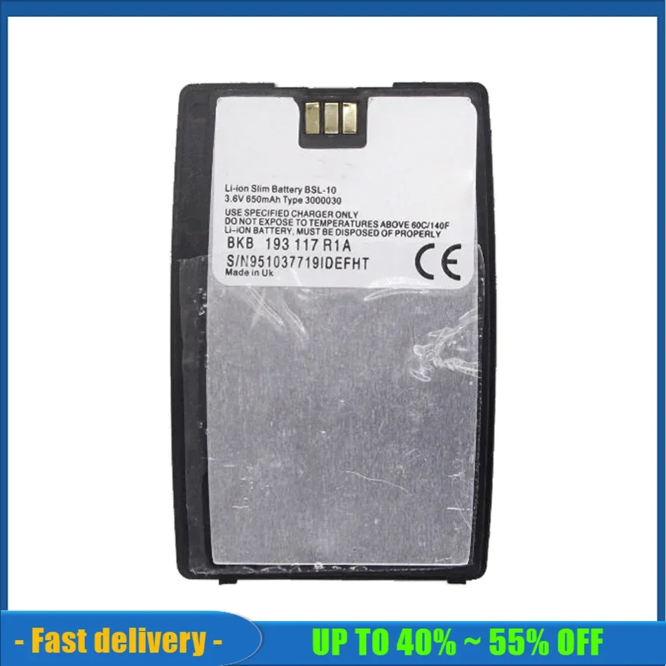 BSL10 BSL-10 650 мАч Высококачественная сменная батарея для Sony Ericsson T28 T28S T28SC T29 T39 T520 T320 R520 R320 BUS-11