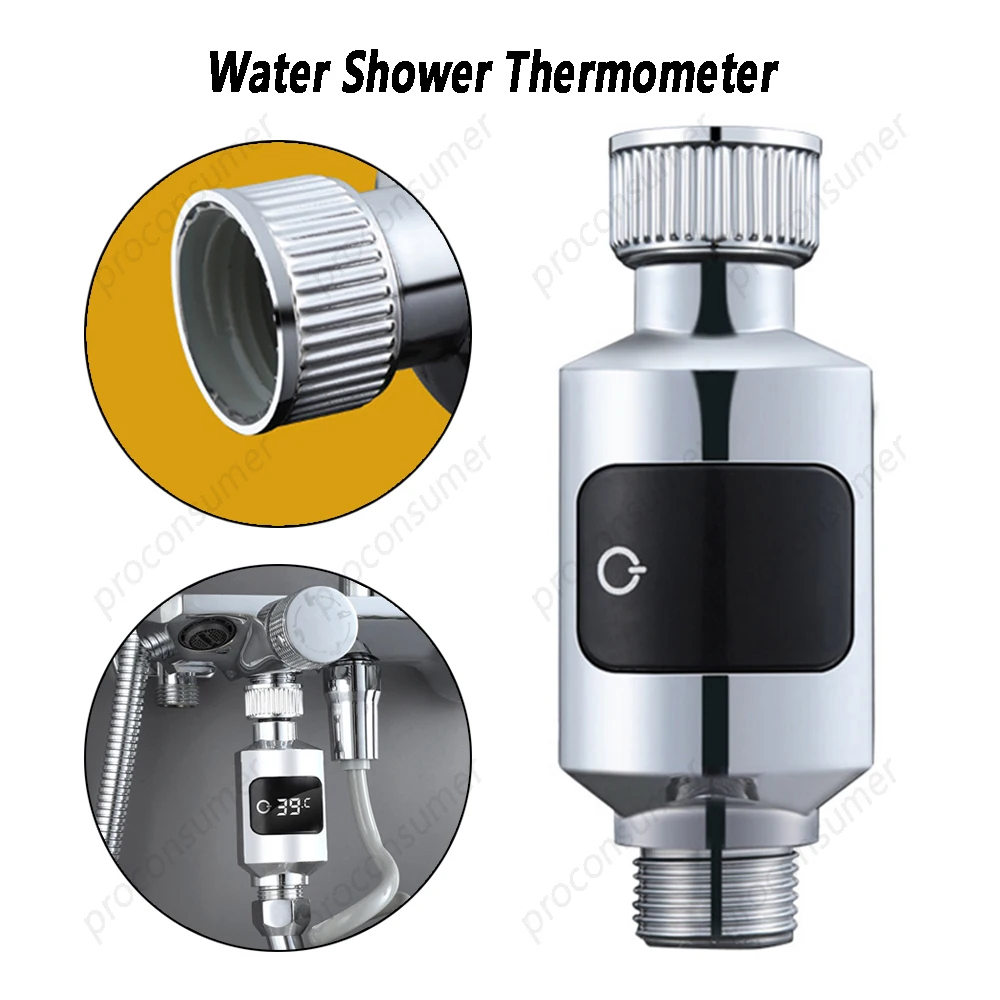 FaucetShowerThermometerBabyBathWaterTemperatureMonitorLED