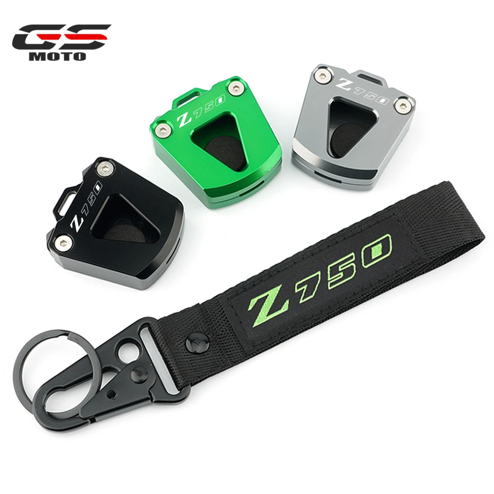 Logo For Kawasaki Z750 Z 750 New Key Cover Shell Case Protection Protecotor & Keyring Keychain Key Chain Motorcycle Accessories