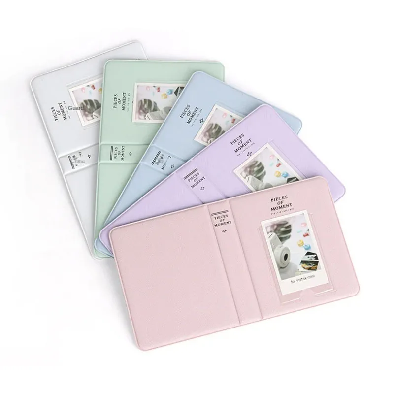 Photo album 64 Pockets Photo Album Instant Camera 3 inch Pictures Storage Case Stamps Tickets Cards for Fujifilm Instax Mini 12/11/9/8