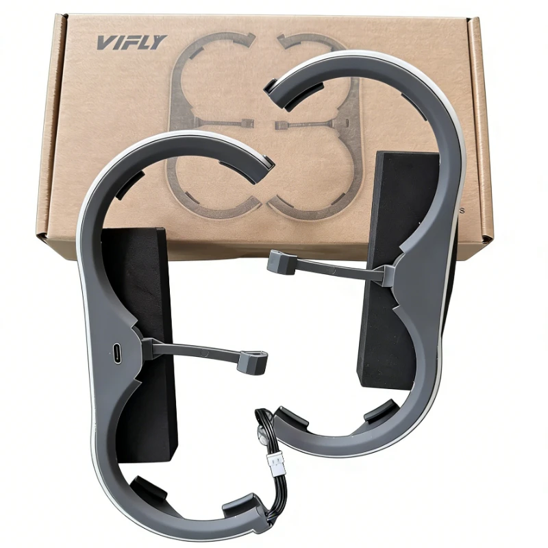 Светодиодная лента Vifly с защитными кожухами для DJI Avata 2, 130 светодиодов, аккумулятор 350 мАч, время работы 50 минут, зарядка через USB-C для FPV-дронов