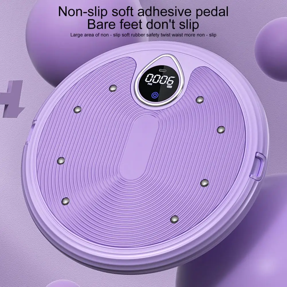 

Waist Twister Round Balance Board Disc Digital Display Screen Universal Rotary Twist Fitness Equipment Fitness Gear