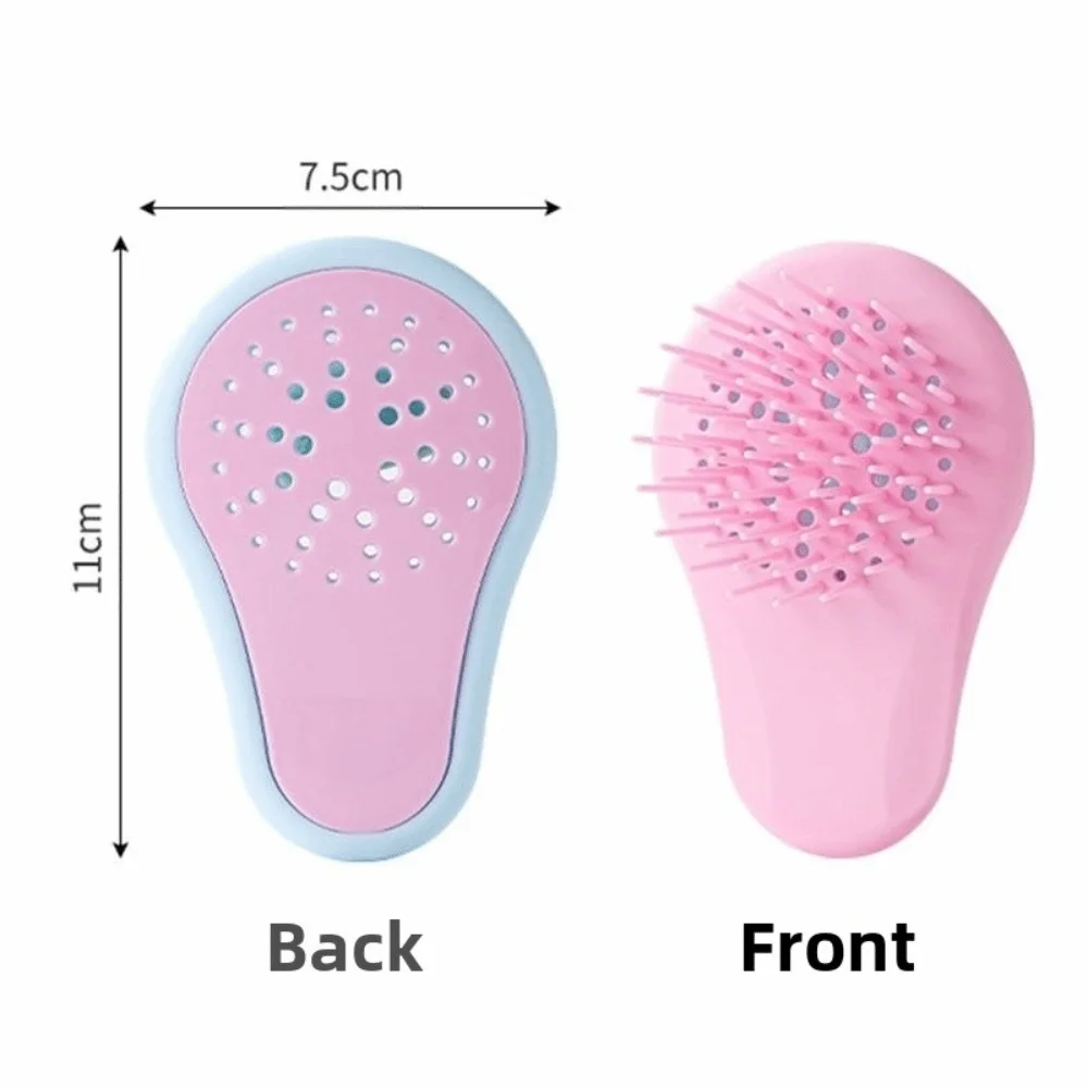 New Mini Massage Comb With Ventilation Holes Dry and Wet Use Head Scalp Massage Combs Massage Brush Hair Styling Tool