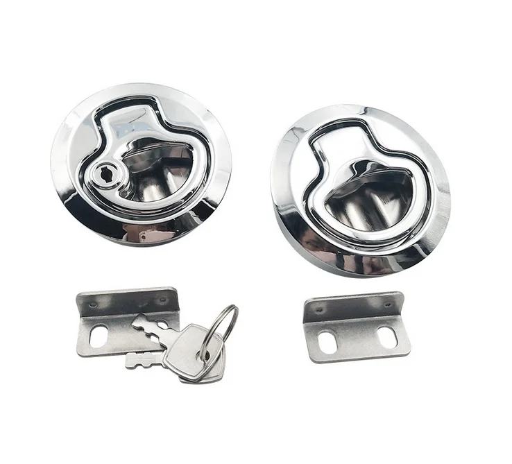 

High grade Flush Pull Slam Latch With Lock Door For RV Marine Boat Suitable