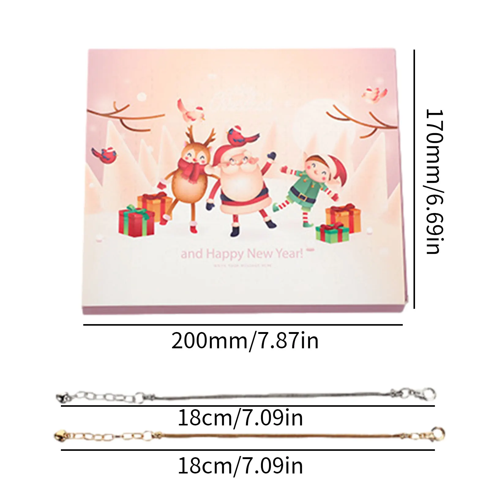 Countdown Calendar Jewelry Christmas Advent Calendar Bracelets For Girls Christmas Advent Countdown Calendars Jewelry
