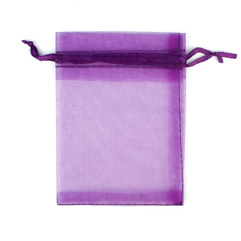 200 Stück 13 x 18 15 x 20 cm tragbare Organza-Beutel mit Kordelzug, Geschenkbeutel, Sacchetti Gioiello, Farbgebung, Hochzeit, Weihnachten, individuelles Logo – Detail 14