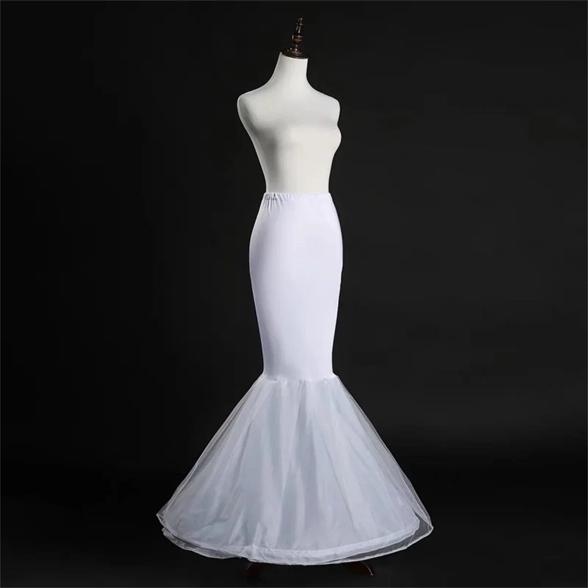 뜨거운 판매 한 후프 인어 페티코트 저렴한 여성 스커트 언더 셔츠 웨딩 페티코트 인어 드레스 Velo De Novia 2025