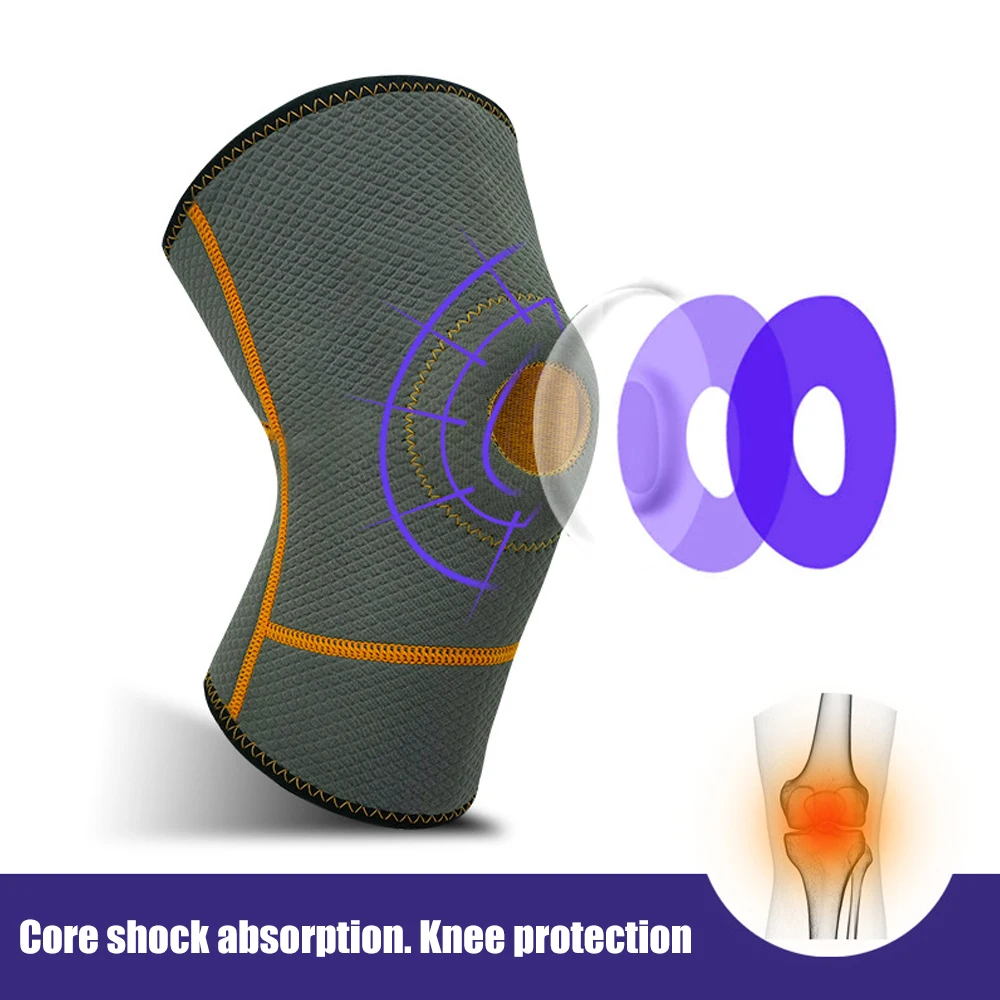 Knee Pad Knee Support Knee Support Sleeve Knee Brace 1PCS Fitness Running Cycling Knee Support Braces Elastic Neoprene Sport Compression Knee Pad Sleeve for Basketball Volleyball