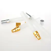 1PC 10ml Perfume Spray Bottle Glass Refillable Frosted Glass Empty Perfume Bottle Portable Atomiser Container for Travel Bottle 2