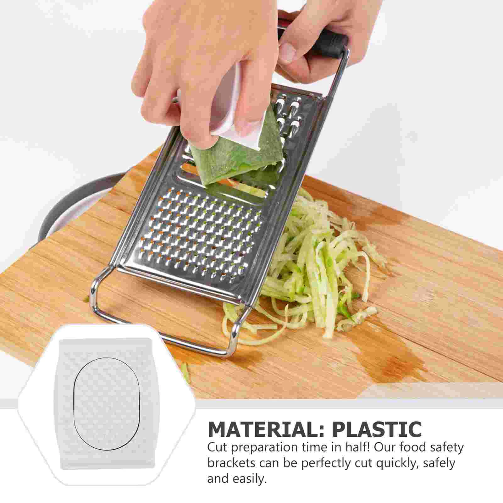 

2 Pcs Vegetable Food Safety Holder Fruit Slicer Multi-functional Finger Premium Protector Not Hurt Hands