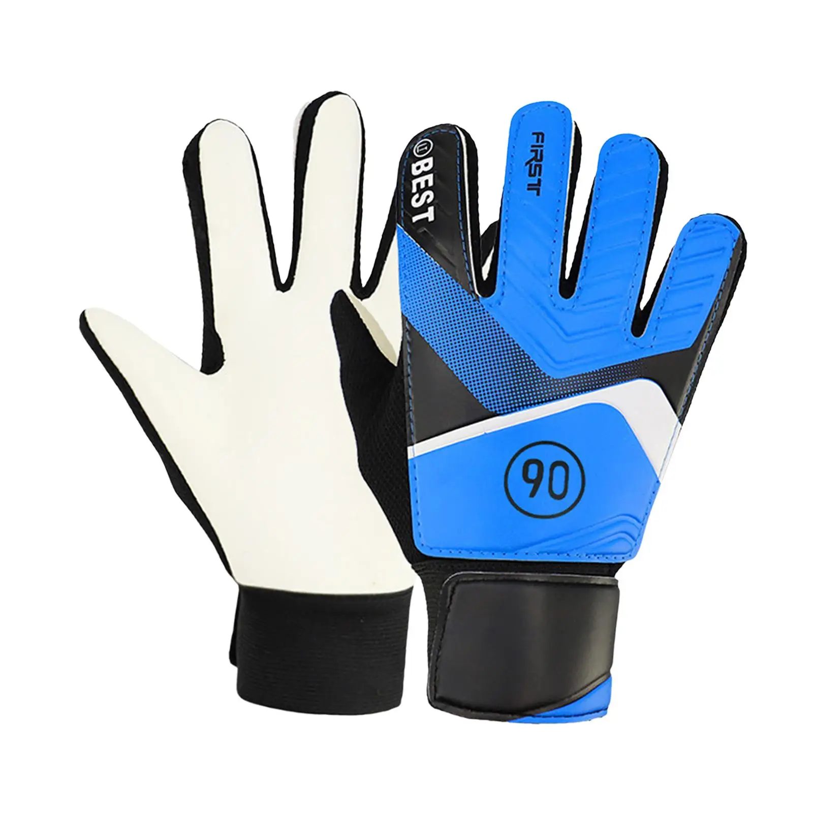 Soccer Goalkeeper Gloves for Kids Professional Finger Protection Anticollision Breathable Nonslip Goalie Gloves Latex Palm