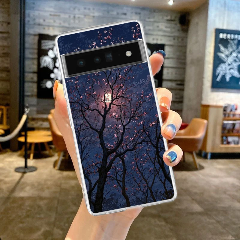 Sunset Glow Fashion Art Soft Clear TPU Phone Case Cover