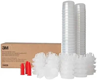 

(Original Series) Paint Spray Gun Cup Lids and Liners Kit, 16000, Standard, 22 oz, 200-micron Filter, Use w/ Paint Gun for Cars