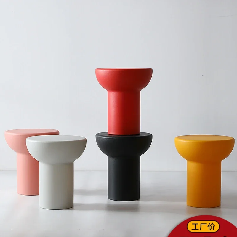 

Nordic Light Luxury Tea Table Small INS Simple Modern Home Balcony Creative Corner Table Round Tables furniture ottomans stools