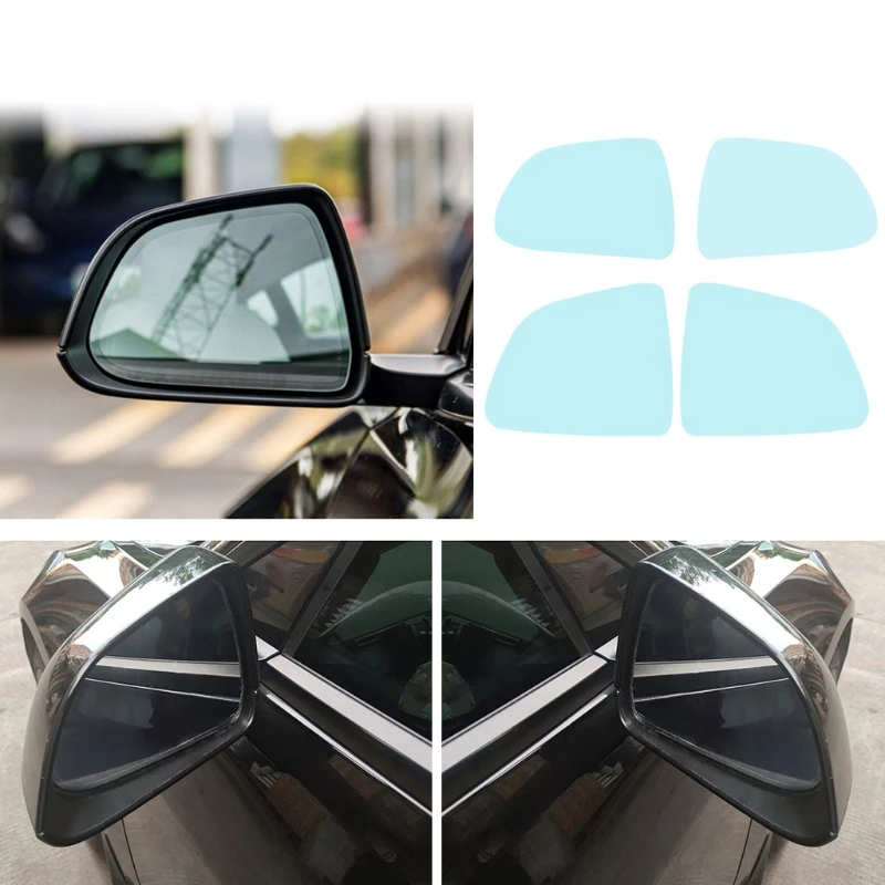 

2 Pcs Anti-rain Rearview Mirror Clear Protective Film for Model 3 Y Rain Shield