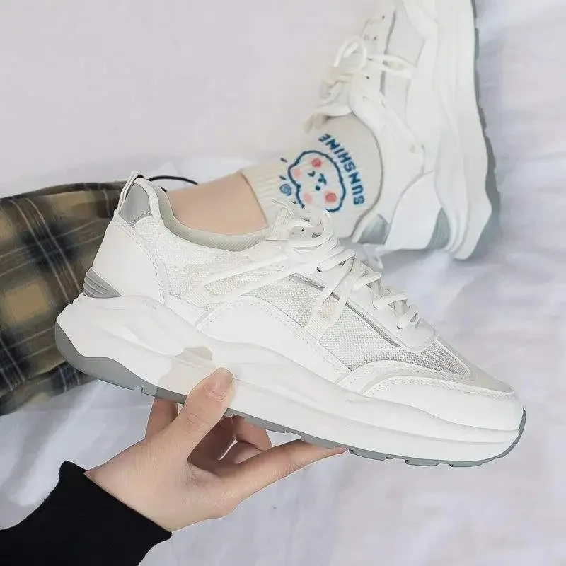 White and gray mesh S-10