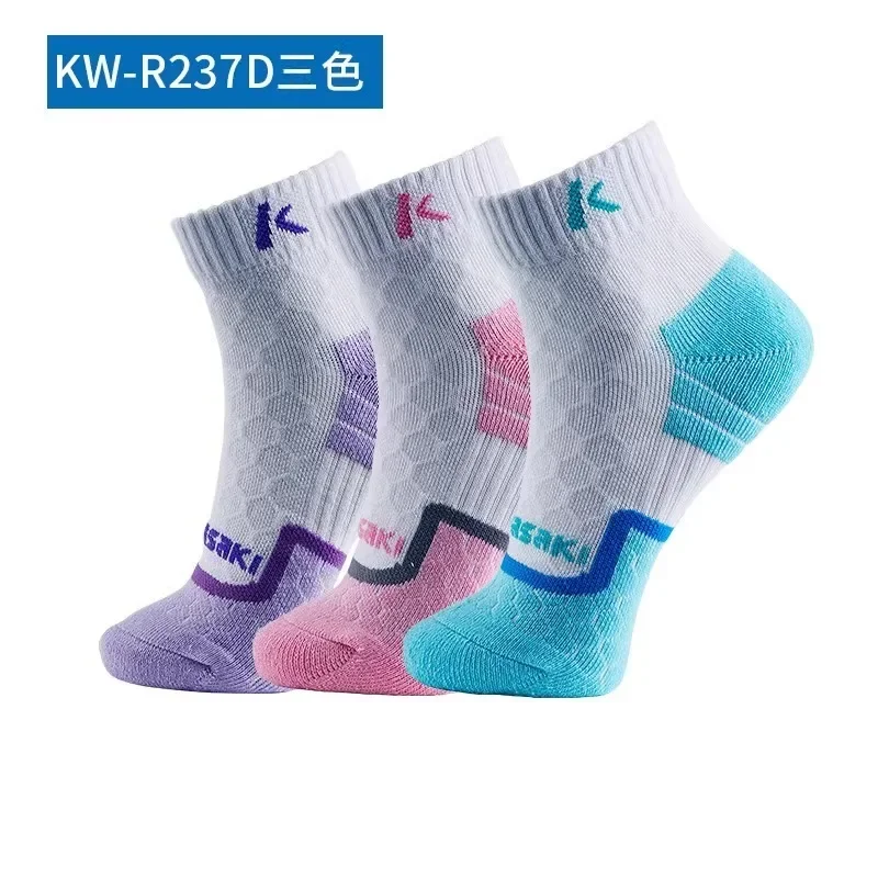 남성 여성을위한 3 쌍 MID 스포츠 양말 미끄럼 방지 및 내마모성 야외 스포츠 양말 농구 러닝 배드민턴 테니스