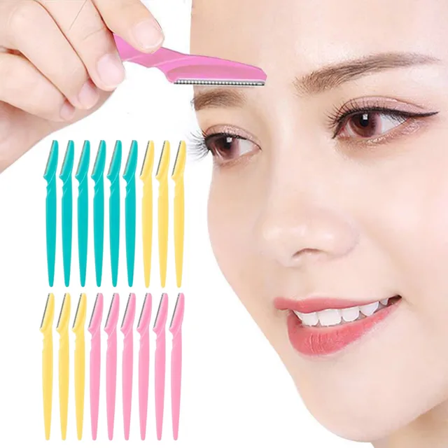 18pc Advanced Eyebrow Trimming Knife: A Safe and Creative Beauty Tool