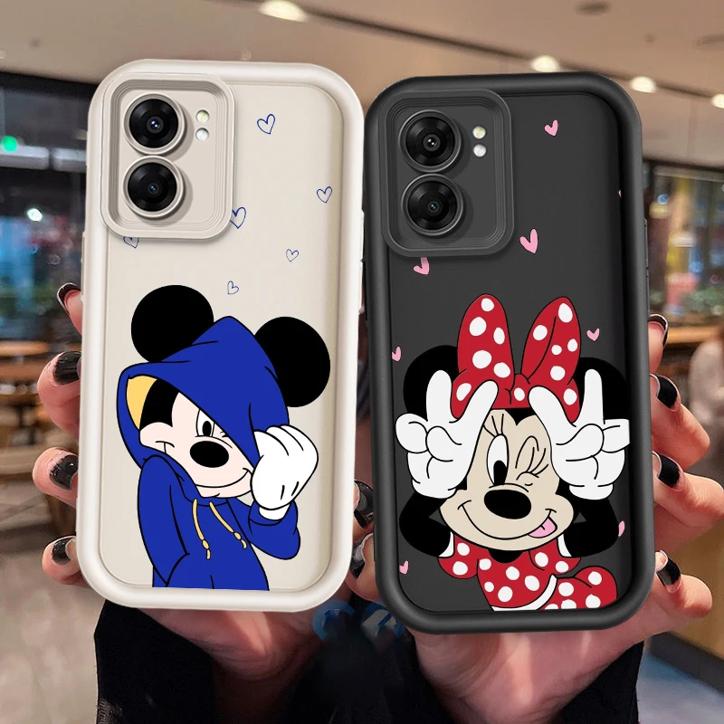 Disney Minnie Mouse Per Oppo A98 A78 A94 A76 A74 A58 A55 4G 5G A9 A53 2020 A36 Eye Ladder Cover Capa Fundas Phone Case