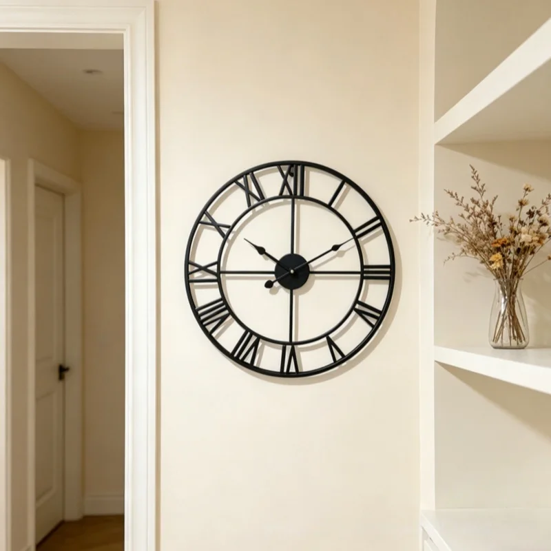 Elegant Nordic Wall Clock: Modern Minimalist Home Decor