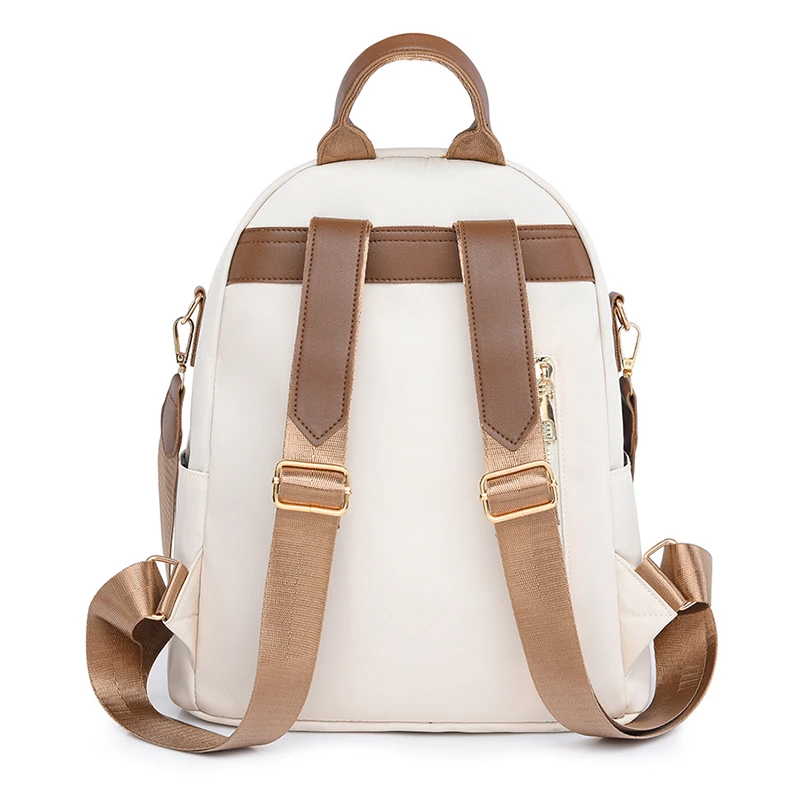 Multi functional women's backpack - large capacity, adjustable shoulder strap, single shoulder, casual university style, very su