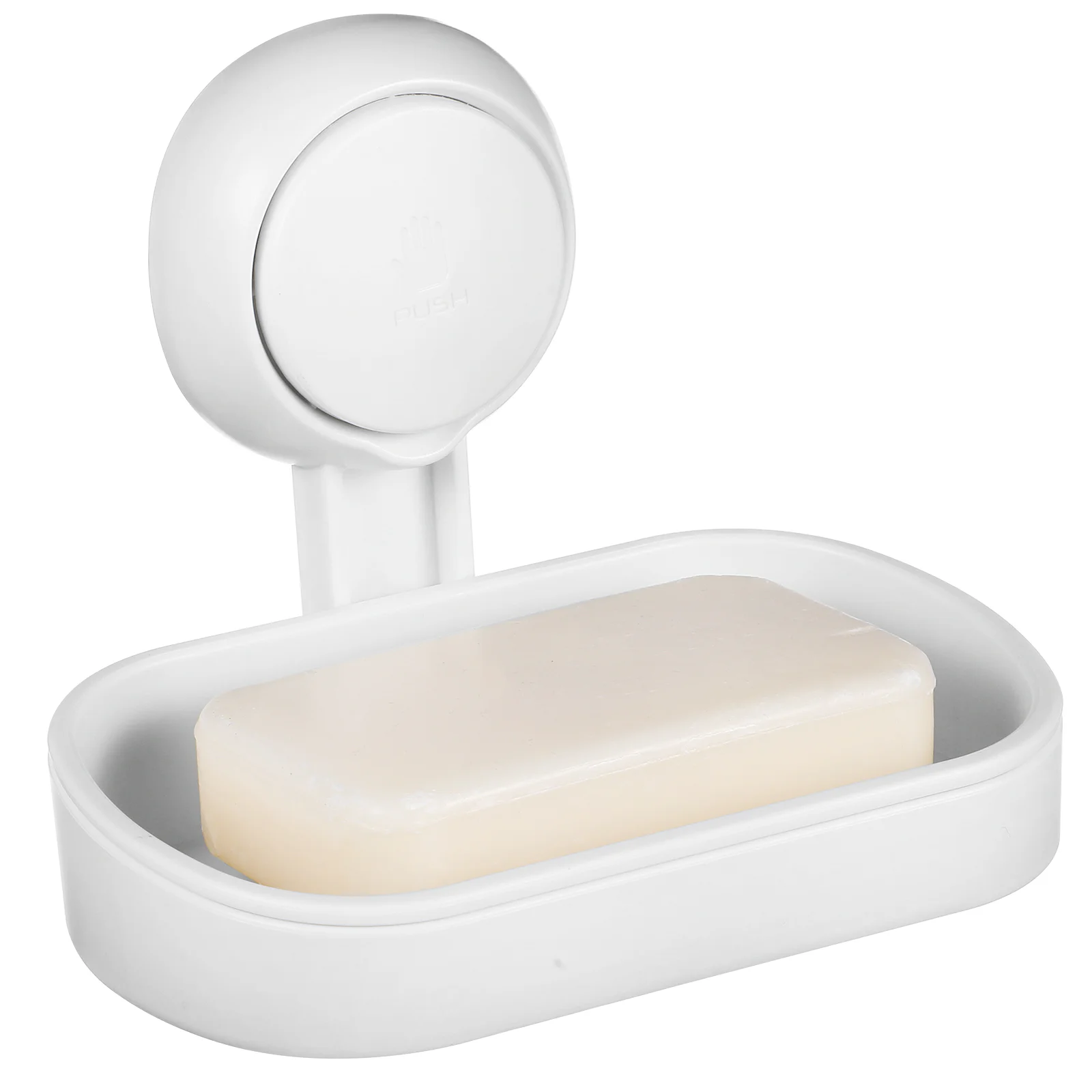 

Suction Cup Soap Dish Dishes For Bar Tray With Drain Holder Bathroom Supply Draining Wall Mount Pallet