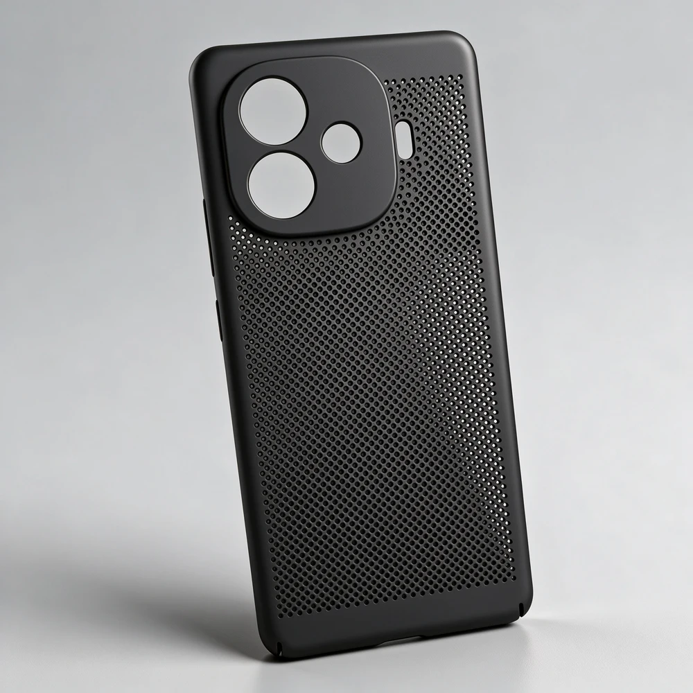 Ultra Thin Breathable Mesh Matte Hard Phone Case - Full Protective Cover